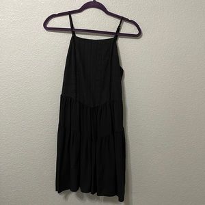 Target Wild Fable size medium black flowy dress with high neckline